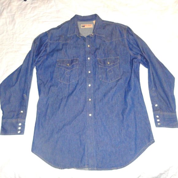 Big Mac Other - 70s 80s Deadstock Big Mac Western Shirt Pristine XLT